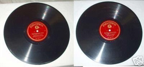 Schellack platte parlophon - schellack,