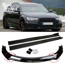 Glänz Frontspoiler Spoilerschwert Lippe + Seitenschweller Für Audi A6 4G C7 A7