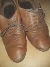 braune Hakenschuhe gr. 38/39 leichter Absatz, erstmal nur Abholung möglich