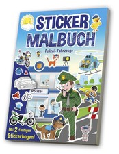Mal- & Stickerbuch: Polizei |