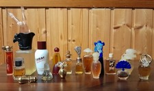 17x Mini-Flacons, Parfüm, Anhänger, Konvolut, Sammlung #6