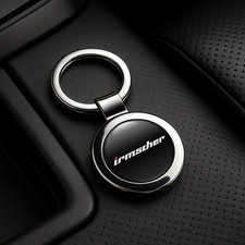 Irmscher Metall-Schlüsselanhänger | Auto-Logo Schlüsselring | Autozubehör