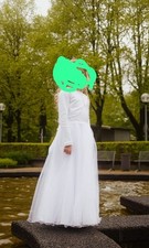 Schlichtes Kommunionkleid 140