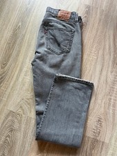 Levis 501 W32 L32, grau, hell schwarz, Anthrazit, 100% Cotton, geknöpft