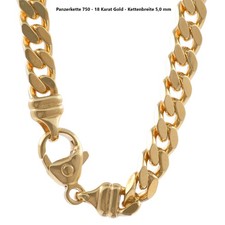 Edle massive Goldkette