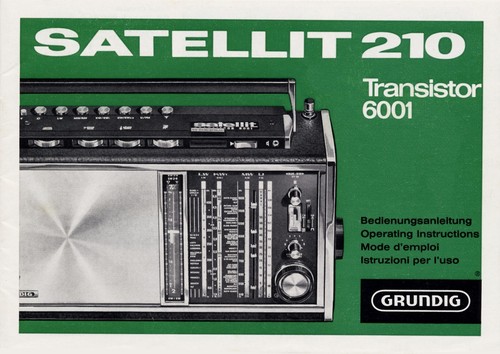 Bedienungsanleitung grundig - bedienungsanleitung,