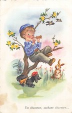 CP ILLUSTREE JÄGER WEISS ZU BEZAUBERN - JUNGE KAPPE PIPO HUND KANINCHEN 8482