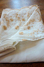 CHIFFON  Vorhang Gardine gold