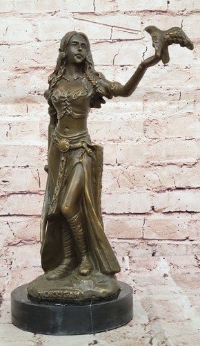 Keltische kriegerin bronze - keltische,