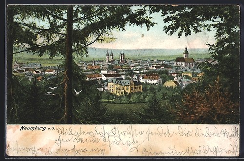 Ansichtskarte naumburg - naumburg, /