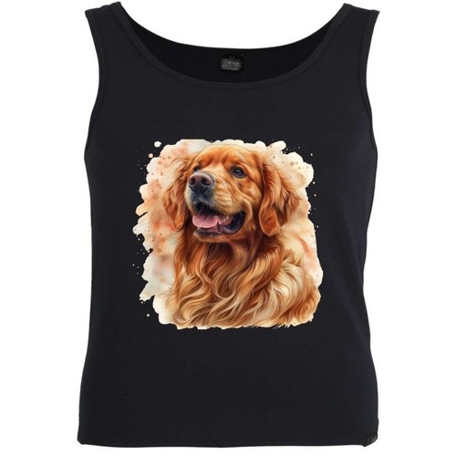Tank top golden retriever - top,