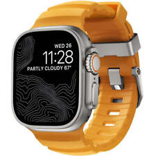 Armband für Smartwatch 49/46/45/44 mm Nomad Uhrarmbänd Uhrbänd Uhrenarmband Gelb