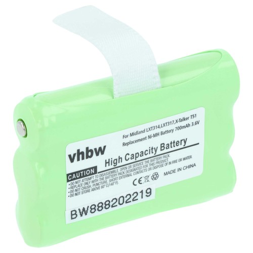Akku für midland avp14 - für,