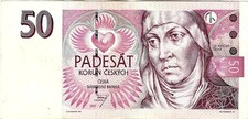 Tschechien Banknote Schein 50
