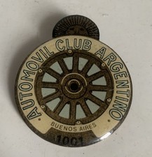 Vintage alte Auto Plakette