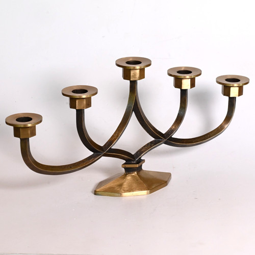 Bronze kerzenleuchter - kerzenleuchter, –