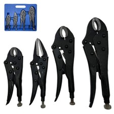 4x Gripzange Schweißerzange Feststellzange Set Klemmzange Zange Langbeckzange