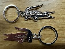 TOP! ORIGINAL LACOSTE PARFUMS SCHLÜSSELANHÄNGER, KROKODIL, VERCHROMT, NEU IN OVP