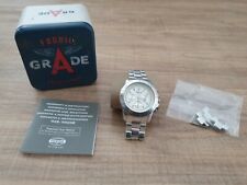 Fossil Armband-Uhr mit Metallarmband / silber / guter Zustand