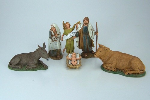 Krippenfiguren set aus - set,