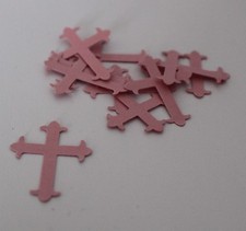 KREUZ STREUTEILE STANZTEILE TAUFE KOMMUNION KONFIRMATION FIRMUNG TISCHDEKO