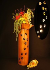 Säule Pfote rund Edelrost