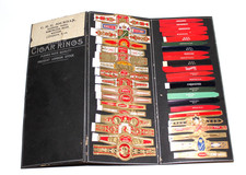 Alte Zigarren Bauchbinden - Banderolen - Ringe - Bänder - ca. 120 Stück (#2707)