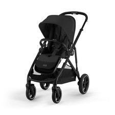 Cybex Gazelle S Moon Black Frame Kinderwagen für ein bis zwei Kinder Reisebuggy