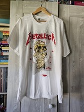 Metallica - One Landmine Dogtags T-Shirt XXL Bandshirt Bandmerch weiß