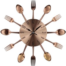 Küchenuhr Edelstahl Wanduhr