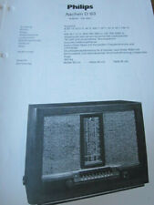 Schaltplan Radio Philips Aachen D 63 1939/40