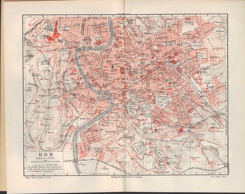 Landkarte city map - , 1907