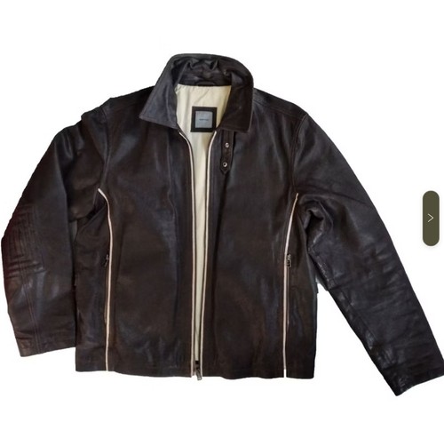 Herren lederjacke m echt - gr.,
