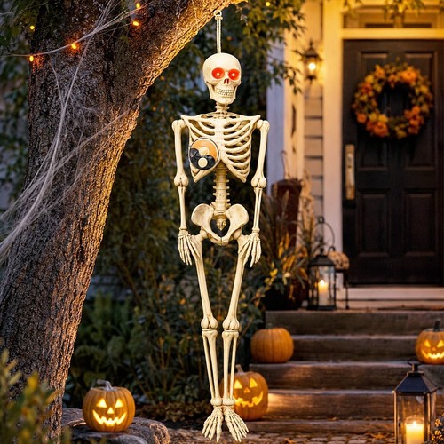 Skelett halloween figur - figur, led