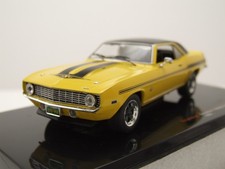 Chevrolet Camaro Yenko SYC 1969 gelb schwarz Modellauto 1:43 ixo models