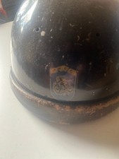 original alter  Oldtimer Motorradhelm Leder 60er Jhre M M C C