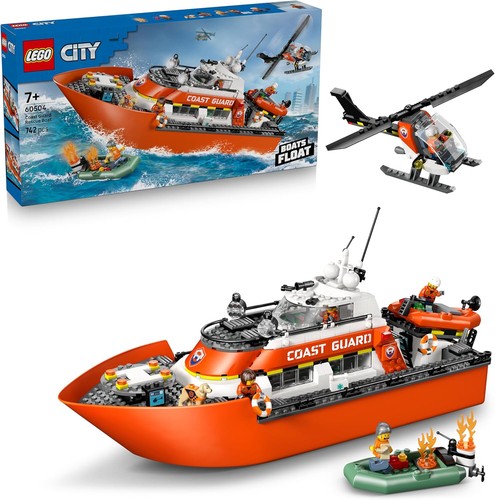 Lego city 60504 rettungsboot - lego,