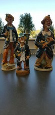 Porzelanfigur Clown alte 3er Gruppe mit Schnapsfüllung noch ungeöffnet