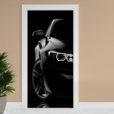 Türfolie "Dark Car" 90x200cm