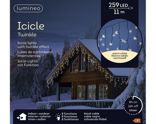 Lumineo lichtervorhang icicle - lumineo,