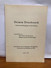Unsere Ortschronik Hinweise und Anregungen zu ihrer Führung Heft 4/1978