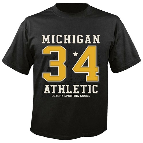 Shirt michigan athletik - t-shirt,