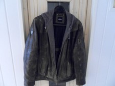 engbers lederjacke echt Lammleder braun Gr. 54 bzw. XL abnehmbare Kapuze