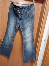 Damen Jeans Hose, Blau