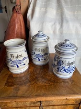 3 antike Vorratsdosen aus