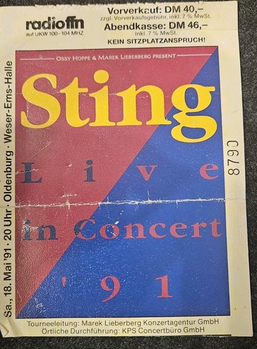 Sting ticket - -,