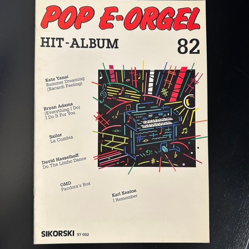 Noten pop orgel - -, e-orgel