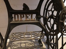 Opel antike nähmaschine mit - -,