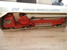 Nylint 1211 Feuerwehr Leiterwagen Aerial Hook-N-Ladder Blech 77cm (4967)