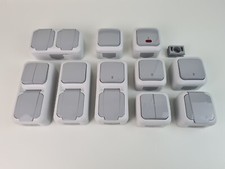 VIKO EGB Grau AP Feuchtraum Steckdosen Schalter Programm EGB Palmiye Viko IP54